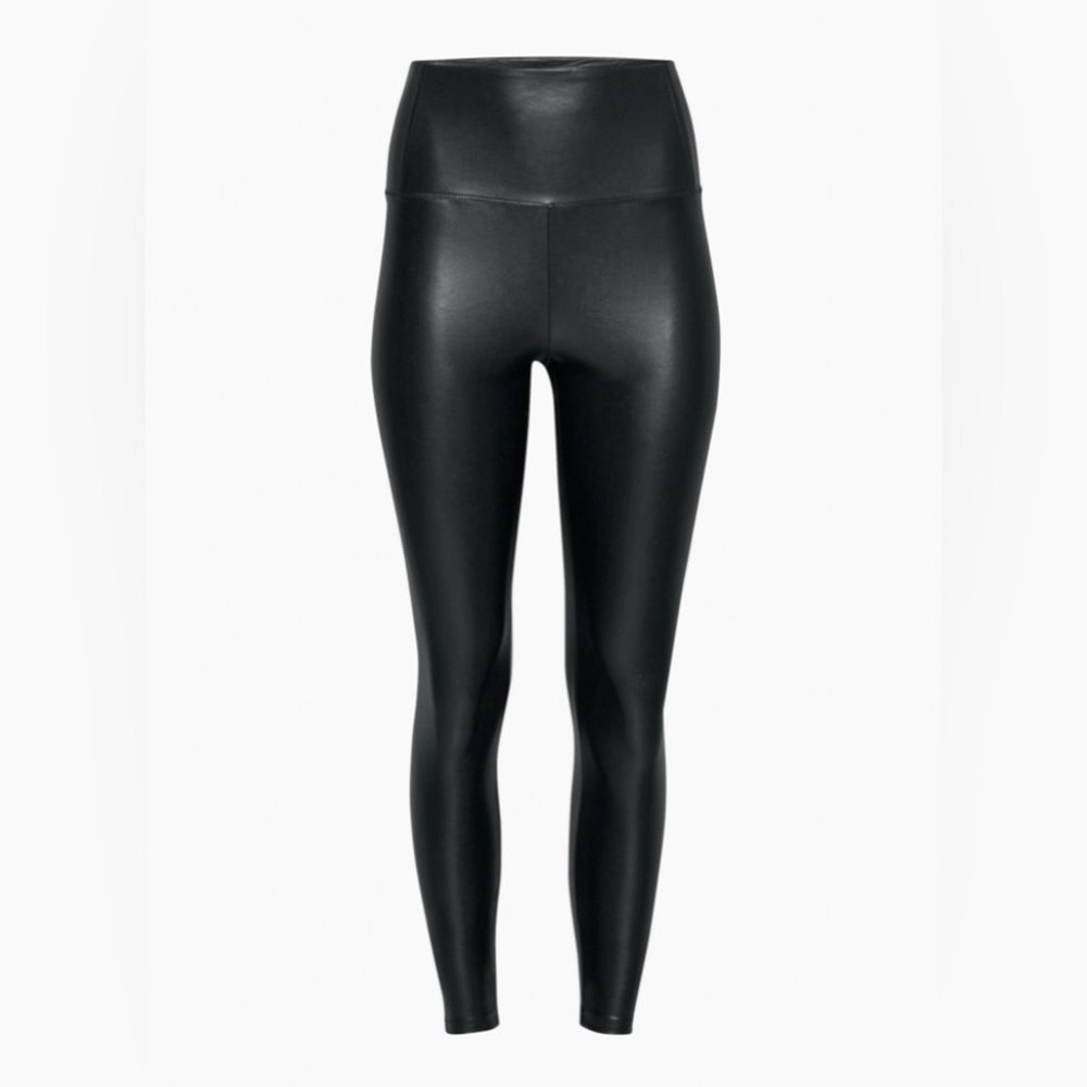 Aritzia NWT Wilfred Free Daria fant Faux Leather leggings - size XS